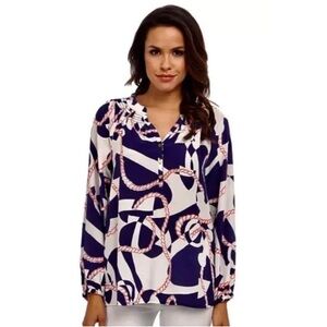 Lilly Pulitzer Booze Cruise Elsa Top XS